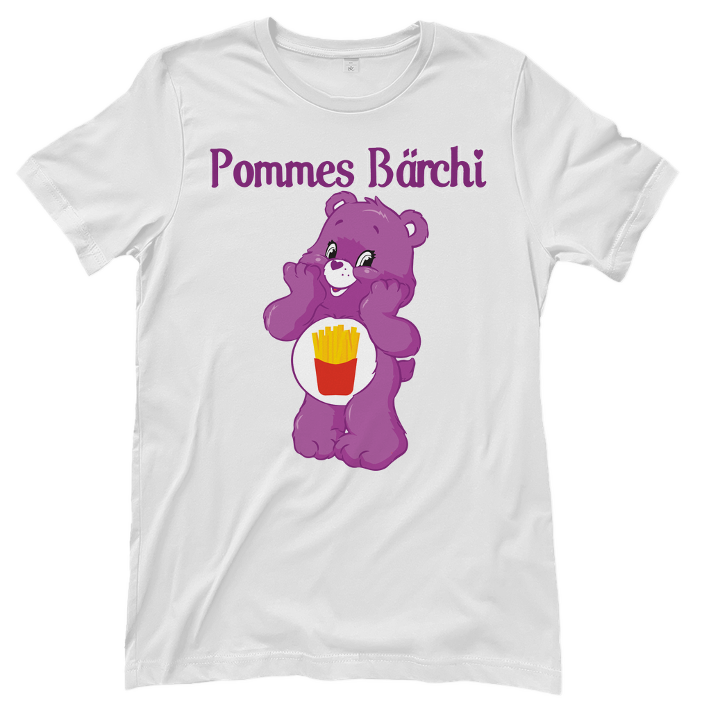 Pommes Bärchi - Glücksbärchi - Damenshirt White