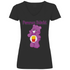 Pommes Bärchi - Glücksbärchi - V-Neck Damenshirt Black
