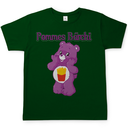 Pommes Bärchi - Glücksbärchi - Herren Shirt Bottle Green