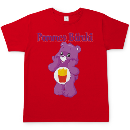 Pommes Bärchi - Glücksbärchi - Herren Shirt Red