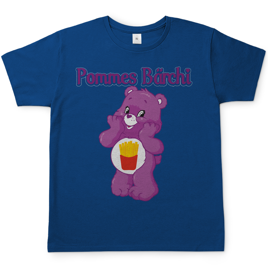 Pommes Bärchi - Glücksbärchi - Herren Shirt Royal Blue