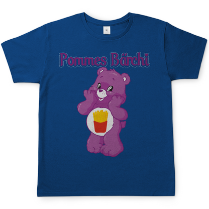 Pommes Bärchi - Glücksbärchi - Herren Shirt Royal Blue