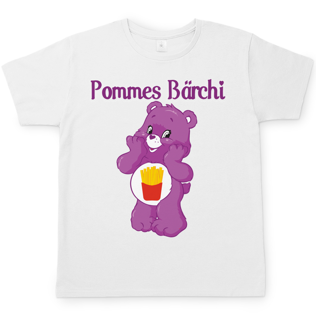 Pommes Bärchi - Glücksbärchi - Herren Shirt White