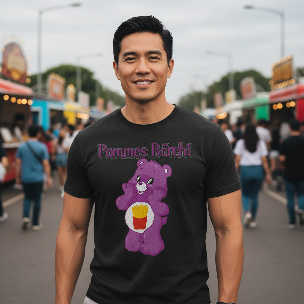 Pommes Bärchi - Glücksbärchi - Herren Shirt