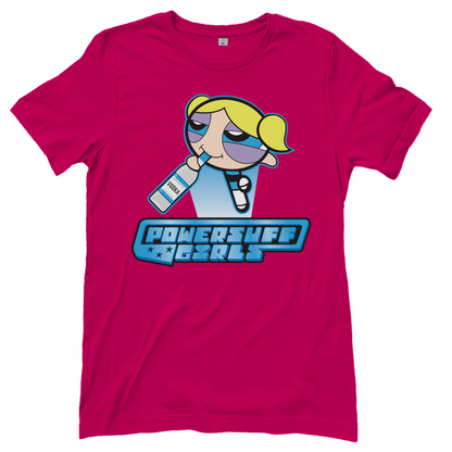 Bubbles Powersuff Powerpuff Girls - Damenshirt Sorbet