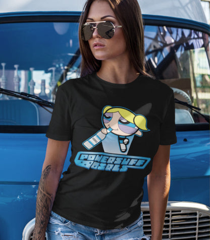 Bubbles Powersuff Powerpuff Girls - Damenshirt