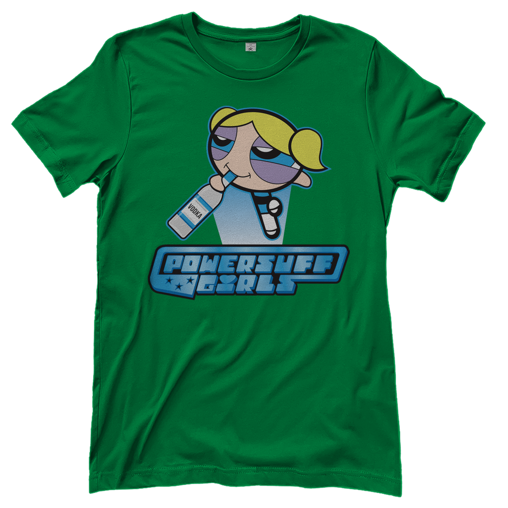 Bubbles Powersuff Powerpuff Girls - Damenshirt Kelly Green