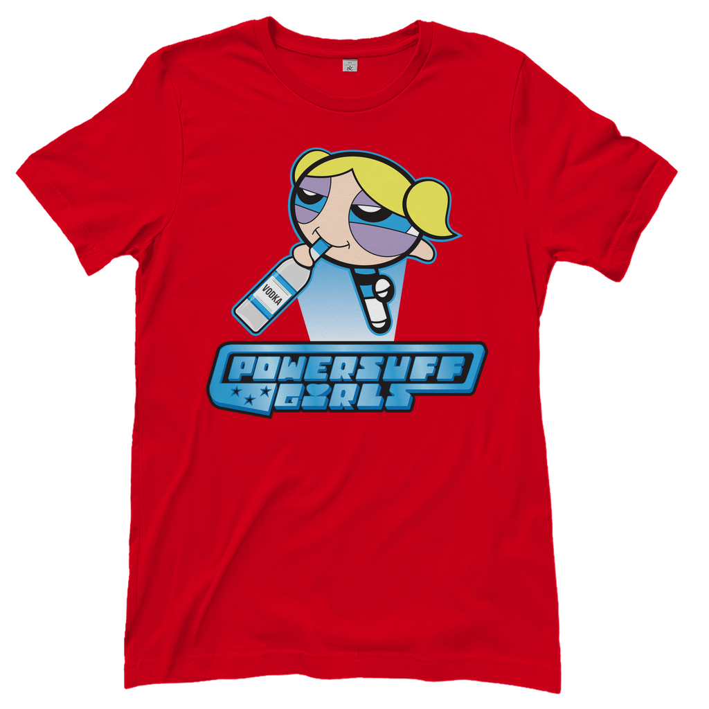 Bubbles Powersuff Powerpuff Girls - Damenshirt Red