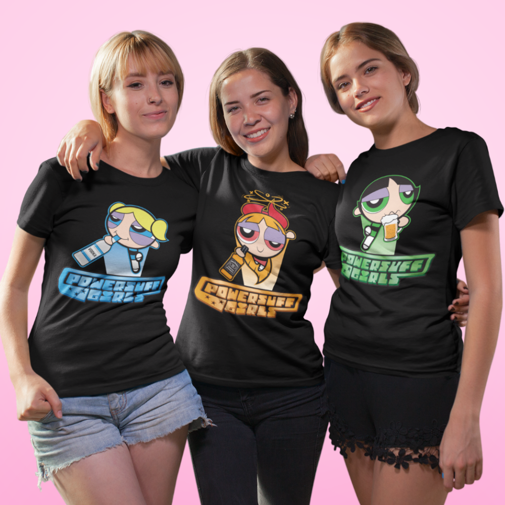 Bubbles Powersuff Powerpuff Girls - Damenshirt