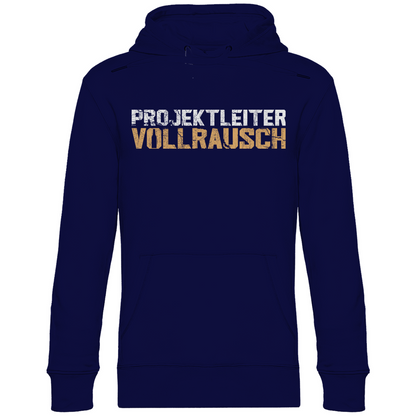 Projektleiter Vollrausch - Unisex Hoodie Navy Blue