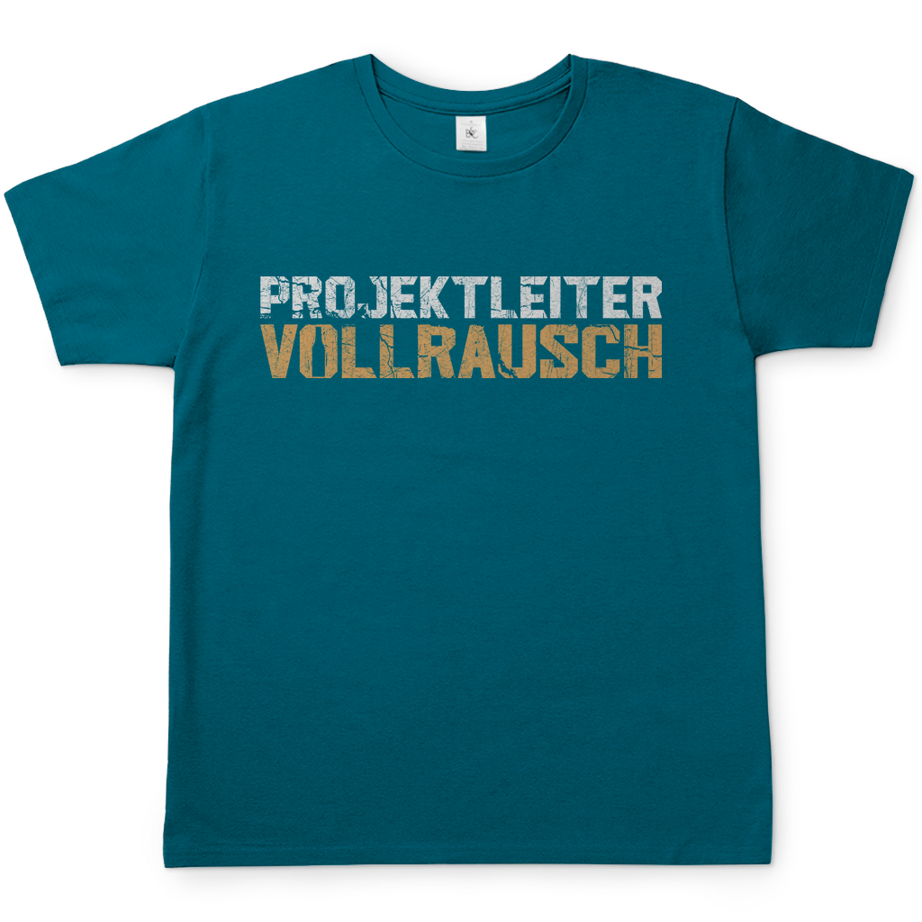 Projektleiter Vollrausch - Herren Shirt Diva Blue