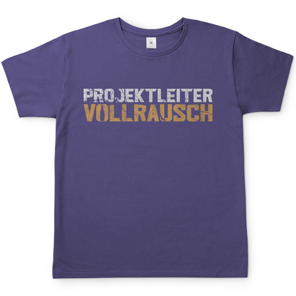 Projektleiter Vollrausch - Herren Shirt Millennial Lilac