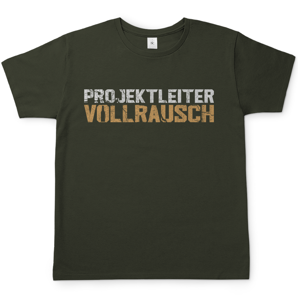 Projektleiter Vollrausch - Herren Shirt Urban Khaki