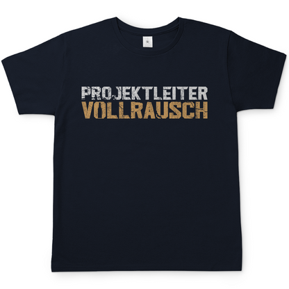 Projektleiter Vollrausch - Herren Shirt Navy