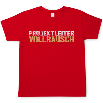 Projektleiter Vollrausch - Herren Shirt Red