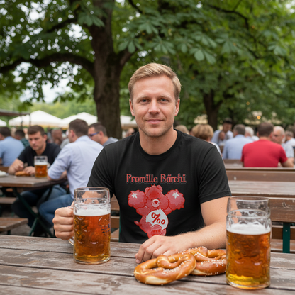 Promille Bärchi - Glücksbärchi - Herren Shirt