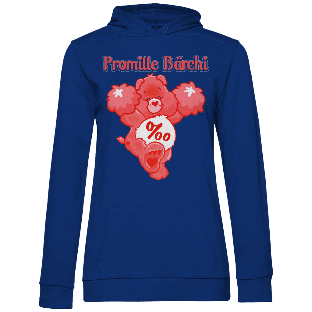 Promille Bärchi - Glücksbärchi - Damen Hoodie Royal