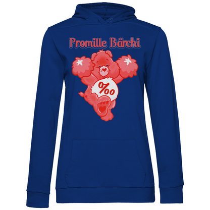 Promille Bärchi - Glücksbärchi - Damen Hoodie Royal
