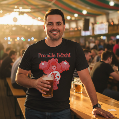 Promille Bärchi - Glücksbärchi - Herren Shirt
