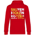 Saufen Ficken Kotzen Radler ist für Fotzen - Unisex Hoodie Red