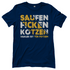 Saufen Ficken Kotzen Radler ist für Fotzen - Damenshirt Navy