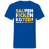 Saufen Ficken Kotzen Radler ist für Fotzen - Herren V-Neck Shirt Royal Blue