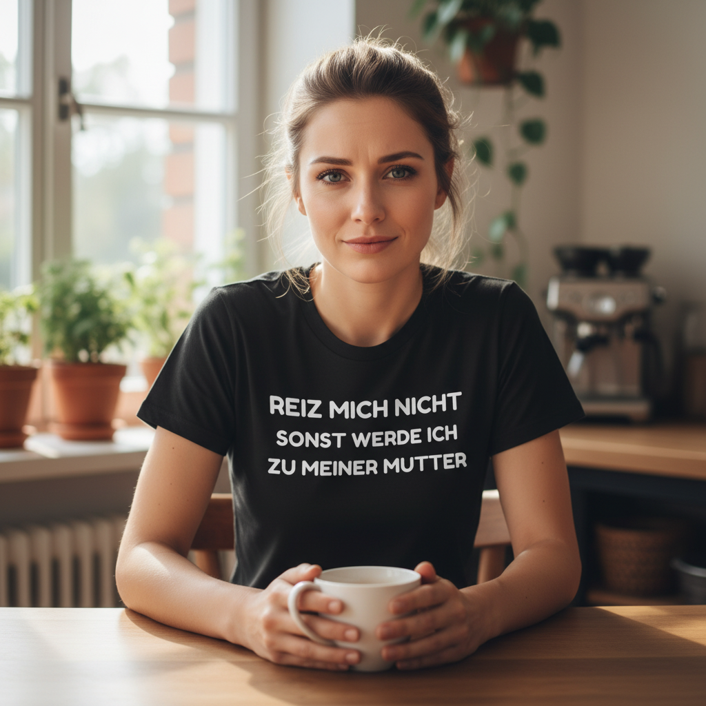 Reiz mich nicht sonst werde ich zu meiner Mutter - Damen Premium Bio T-Shirt