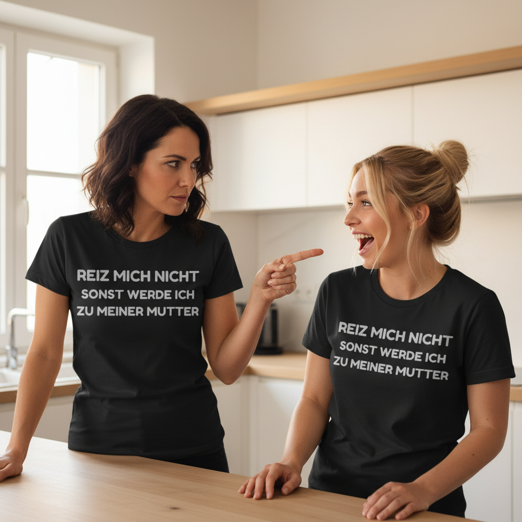 Reiz mich nicht sonst werde ich zu meiner Mutter - Damen T-Shirt