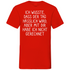 Ich wusste dass der Tag hässlich wird - Herren V-Neck Shirt Red