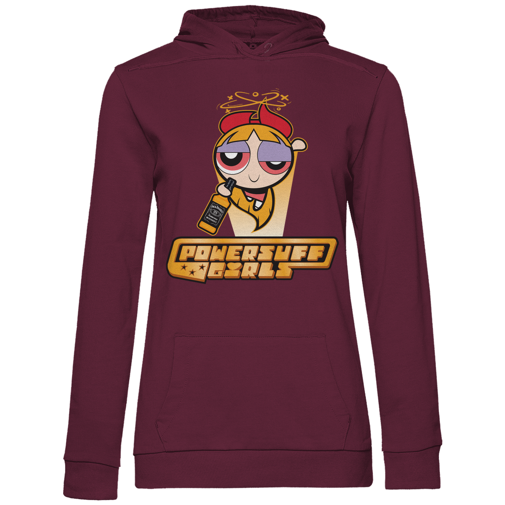Blossom Powersuff Powerpuff Girls - Damen Hoodie Wine