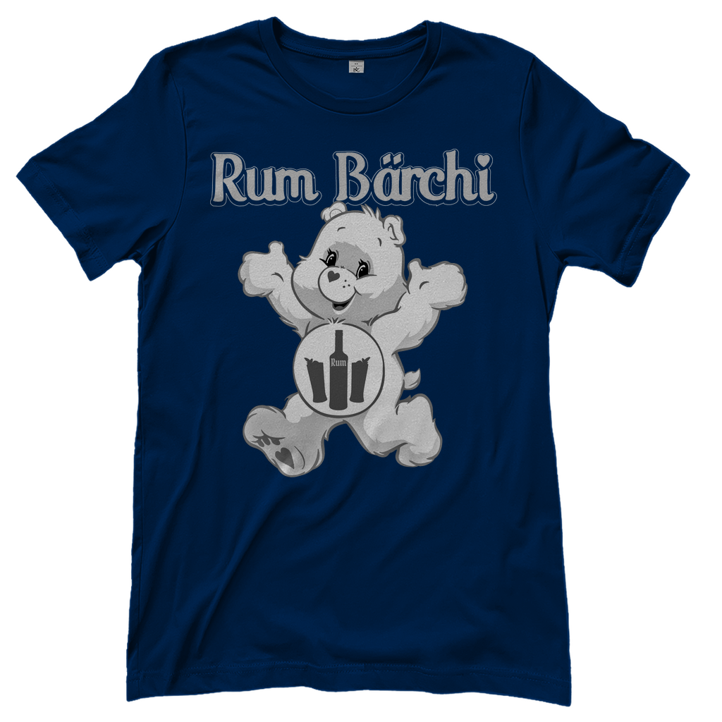 Rum Bärchi - Glücksbärchi - Damenshirt Navy