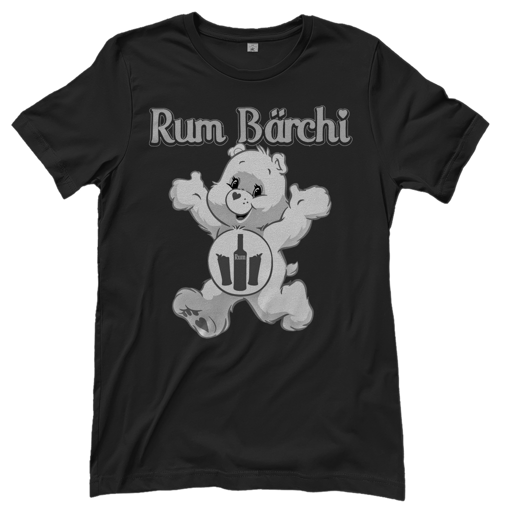 Rum Bärchi - Glücksbärchi - Damenshirt Black