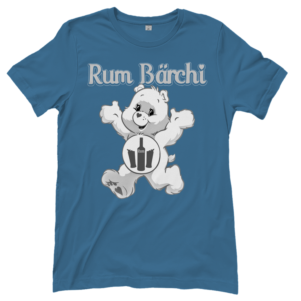 Rum Bärchi - Glücksbärchi - Damenshirt Stone Blue