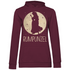 Mond Prinzessin - Rumpunzel - Damen Hoodie Wine