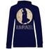 Mond Prinzessin - Rumpunzel - Damen Hoodie Navy Blue