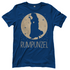 Mond Prinzessin - Rumpunzel - Damenshirt Royal Blue