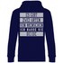 Es gibt zwei Arten von Menschen - Unisex Hoodie Navy Blue