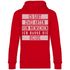 Es gibt zwei Arten von Menschen - Unisex Hoodie Red