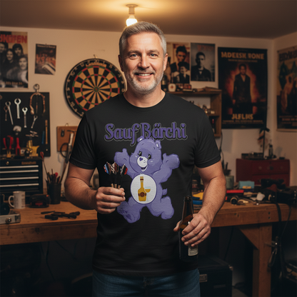 Sauf Bärchi - Glücksbärchi - Herren Shirt