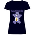 Sauf Bärchi - Glücksbärchi - V-Neck Damenshirt Deep Navy