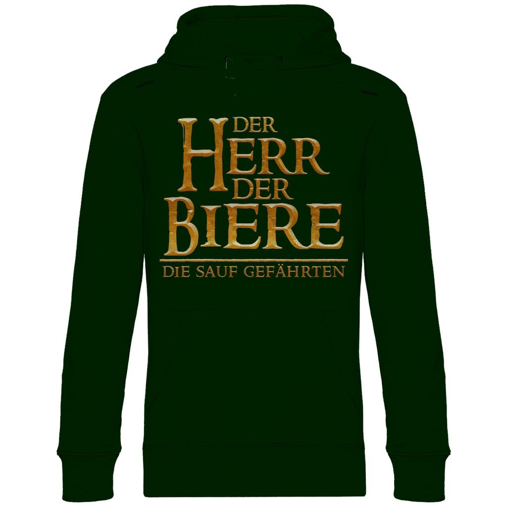 Der Herr der Biere die sauf Gefährten HDR - Unisex Hoodie Forest Green