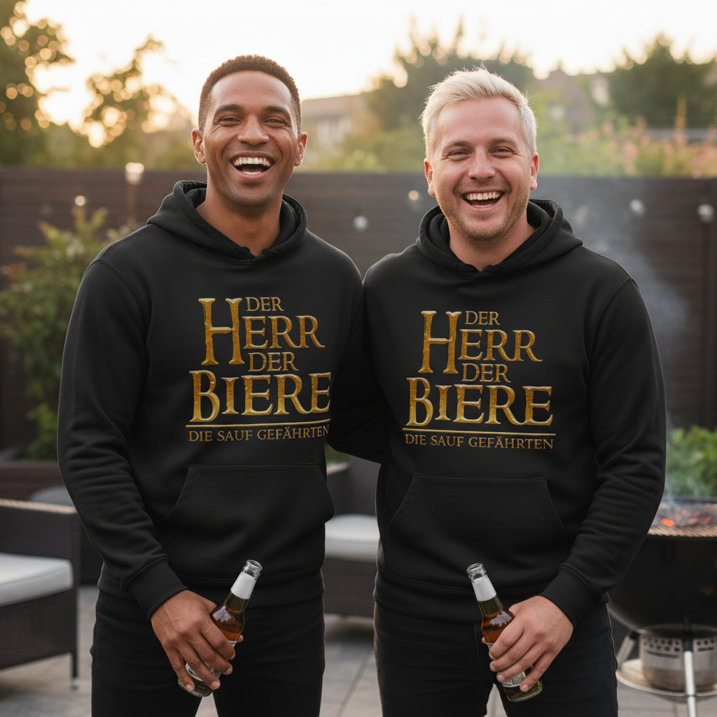 Der Herr der Biere die sauf Gefährten HDR - Unisex Hoodie