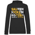 Saufen Ficken Kotzen Radler ist für Fotzen - Damen Hoodie Black