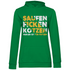 Saufen Ficken Kotzen Radler ist für Fotzen - Damen Hoodie Kelly Green