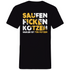 Saufen Ficken Kotzen Radler ist für Fotzen - Herren V-Neck Shirt Black