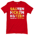 Saufen Ficken Kotzen Radler ist für Fotzen - Damenshirt Red
