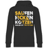 Saufen Ficken Kotzen Radler ist für Fotzen - Unisex Hoodie Black