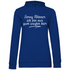Sorry Männer ich bin nur zum saufen hier - Damen Hoodie Royal