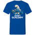 Saufi Schlumpf Grafik - Herren V-Neck Shirt Royal Blue