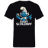 Saufi Schlumpf Grafik - Herren V-Neck Shirt Black